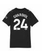 Billige Manchester City Josko Gvardiol #24 Bortedrakt Dame 2025-26 Kortermet